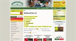Desktop Screenshot of modelartikl.cz