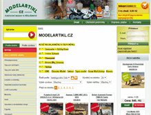 Tablet Screenshot of modelartikl.cz